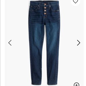🤩 Madewell 9” High Rise Skinny Hayes Wash 24p